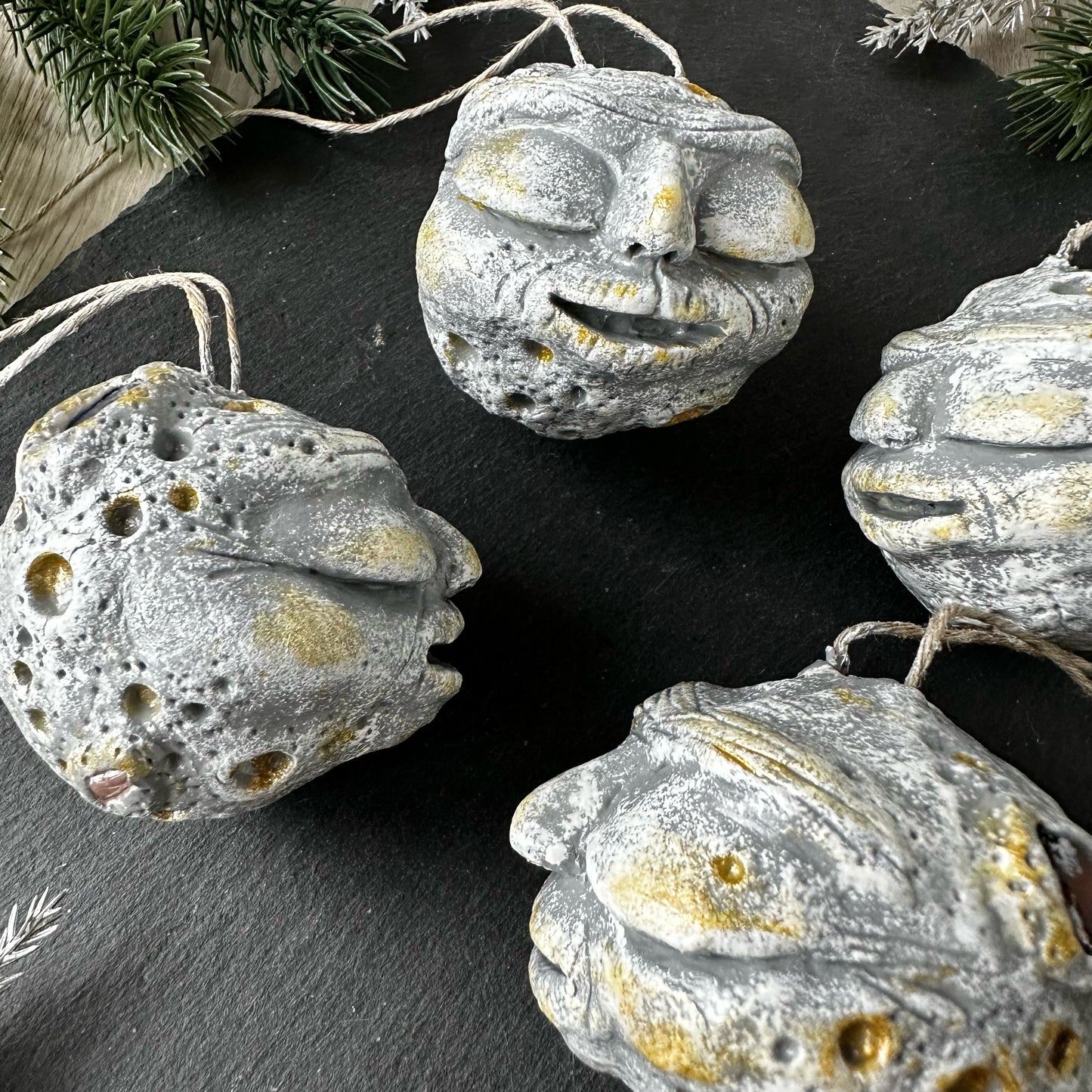 Moon ornaments